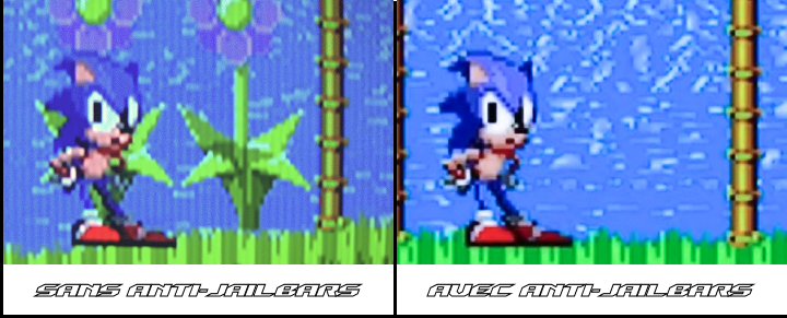 Anti-Jailbars - Megadrive - Sonic Comparo