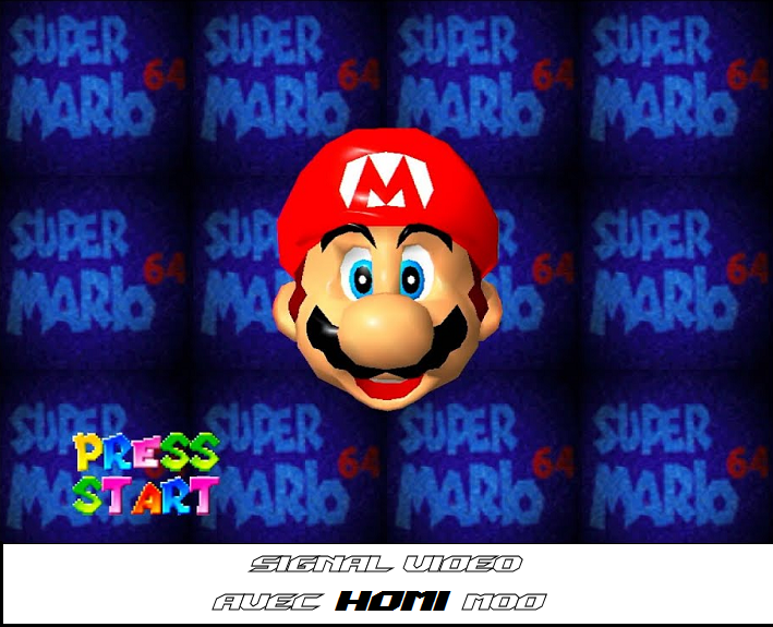 Mario 64 - HDMI Mod L720